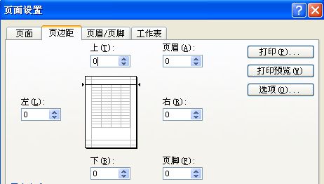 頁邊距設(shè)置